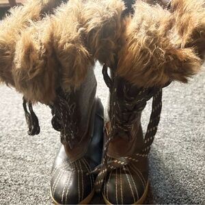 Faux Fur Lined Winter Boots